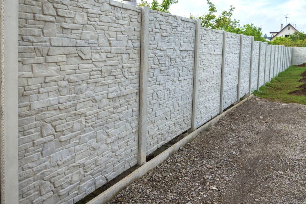 concrete fence repair